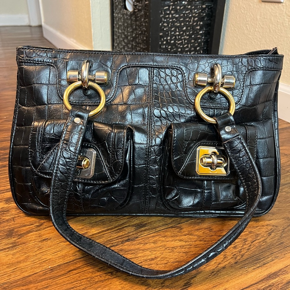 B Makosky leather shoulder bag